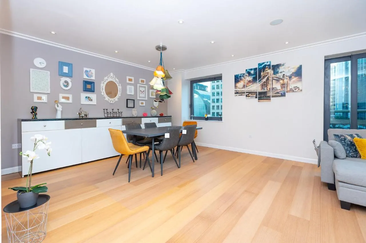 Luxurious Modern 3Br Flat In Prime Canary Wharf Londyn Wielka Brytania